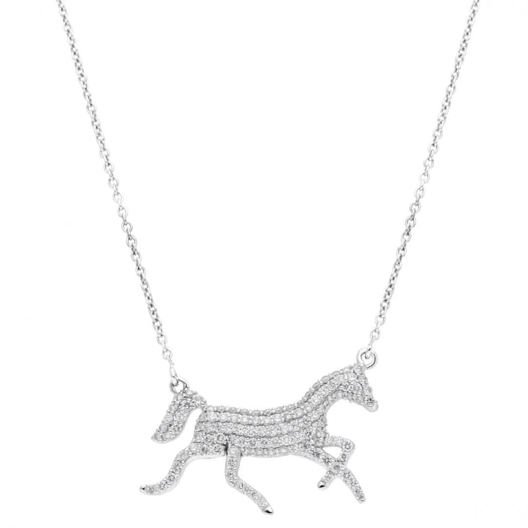 Diamond Stallion Pendant
