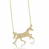 Diamond Stallion Pendant