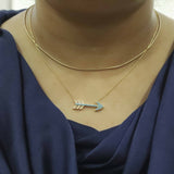 Turquoise Reed Pendant - The Jewelz 