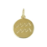 Zodiac Sign Engraved Necklace