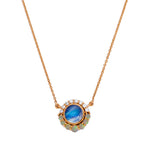 Moonstone Halo Pendant