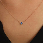 Moonstone Halo Pendant