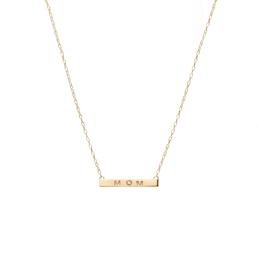 I Love You Mom Pendant (Personalized Engraving)
