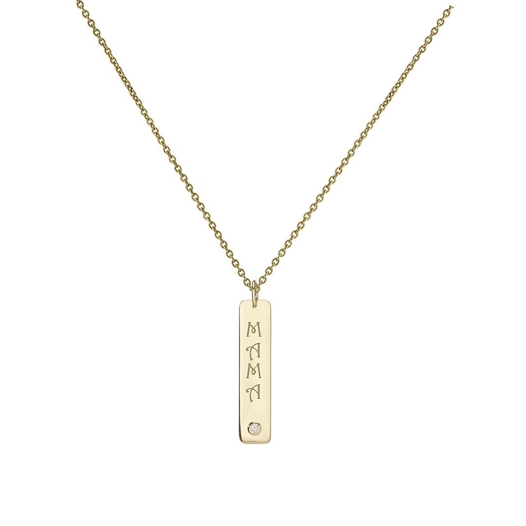 MAMA Bar Necklace