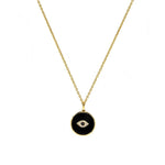Onyx Evil Eye Necklace