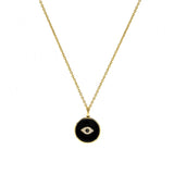 Onyx Evil Eye Necklace
