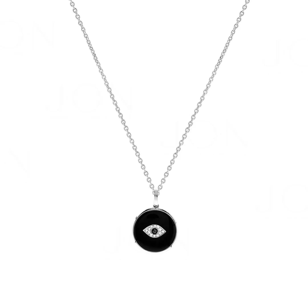 Onyx Evil Eye Necklace
