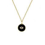 Onyx Evil Eye Necklace