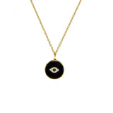 Onyx Evil Eye Necklace