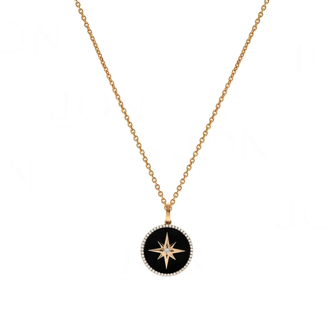 Onyx Starburst Necklace