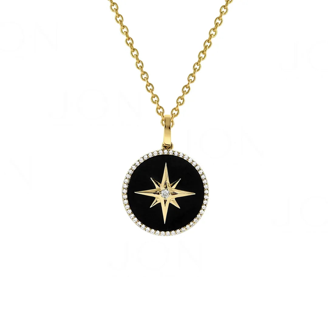 Onyx Starburst Necklace