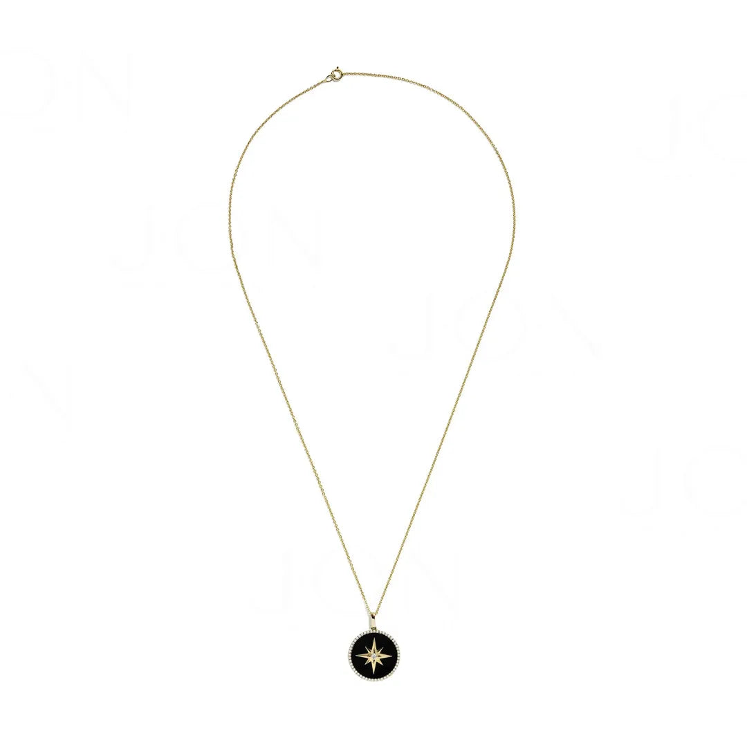 Onyx Starburst Necklace