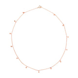 Disc Charm Choker|14k Gold Necklace