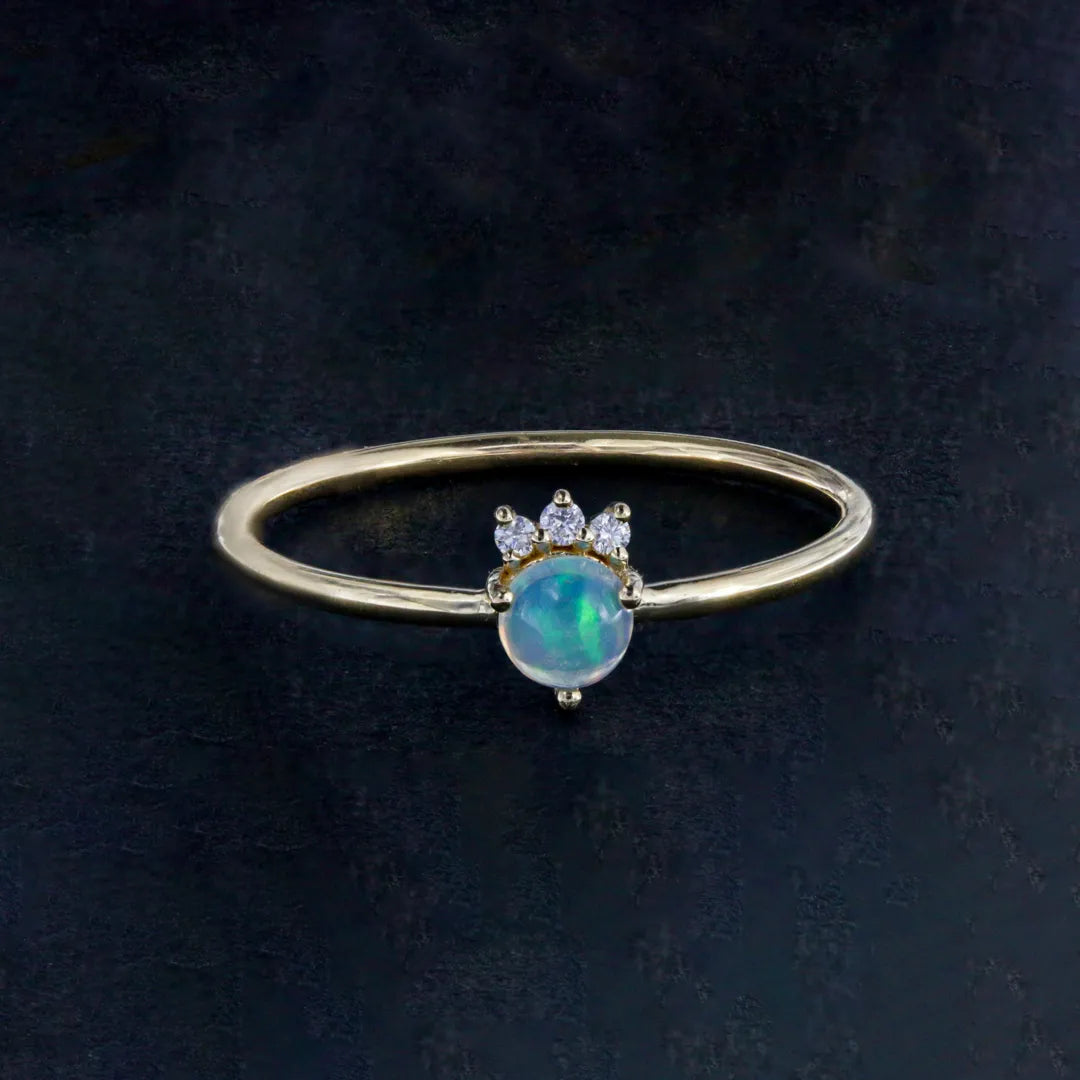 Opal Diamond Band