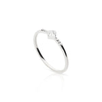 René Princess-Cut Diamond Ring