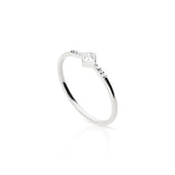 René Princess-Cut Diamond Ring