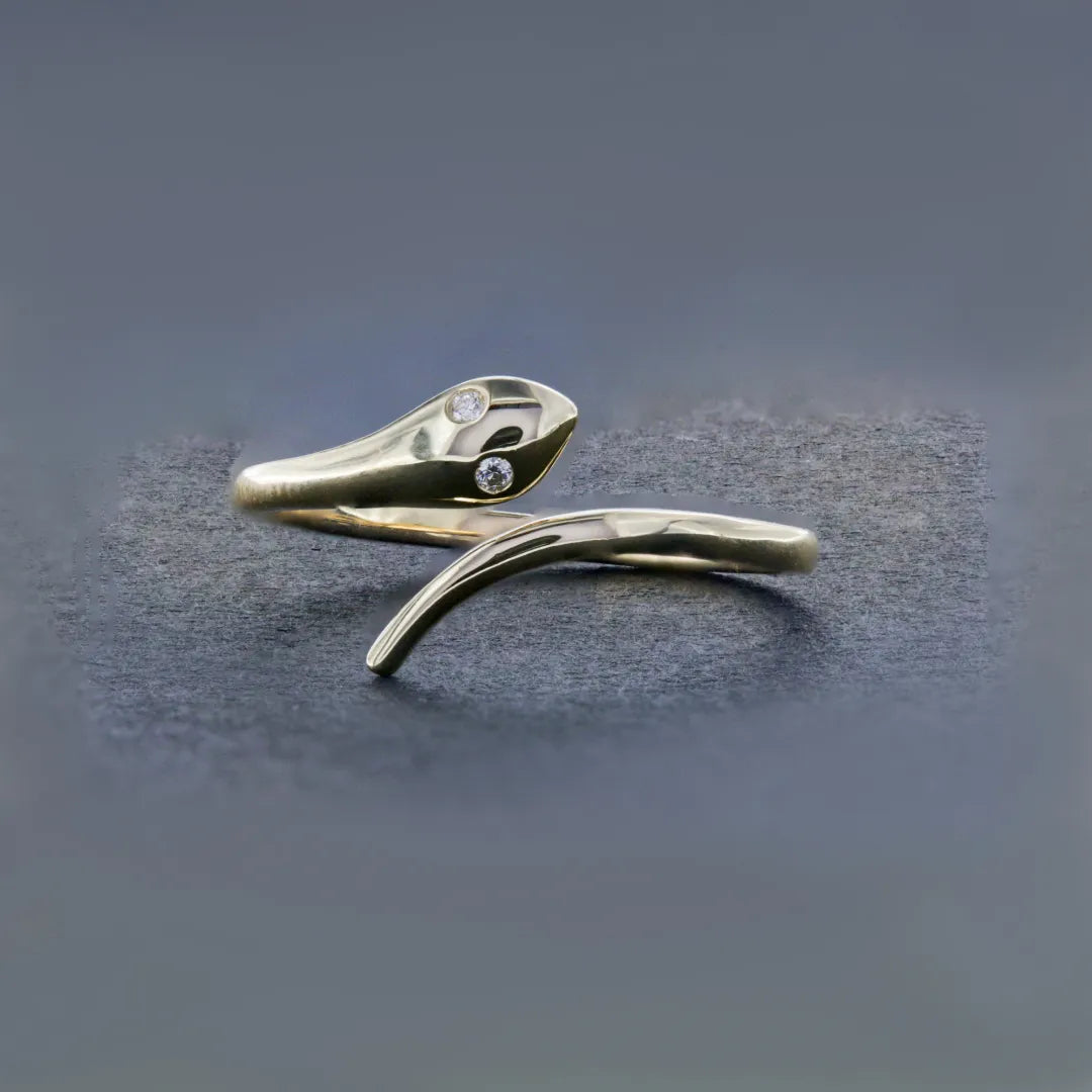 Open Cuff Serpent Ring