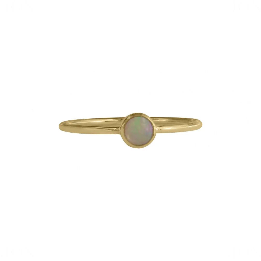 Opal Engagement Ring