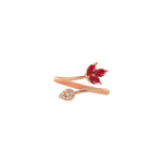 Ruby Pear Ring