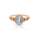 Aquamarine Orb Ring