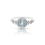 Aquamarine Orb Ring