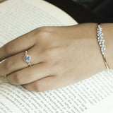 Aquamarine Orb Ring