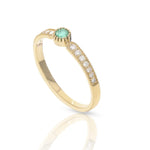 Emerald Wedding Band