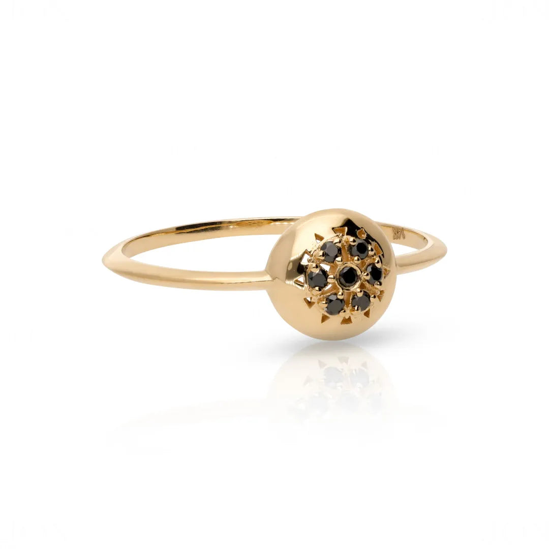 Black Diamond Statement Ring