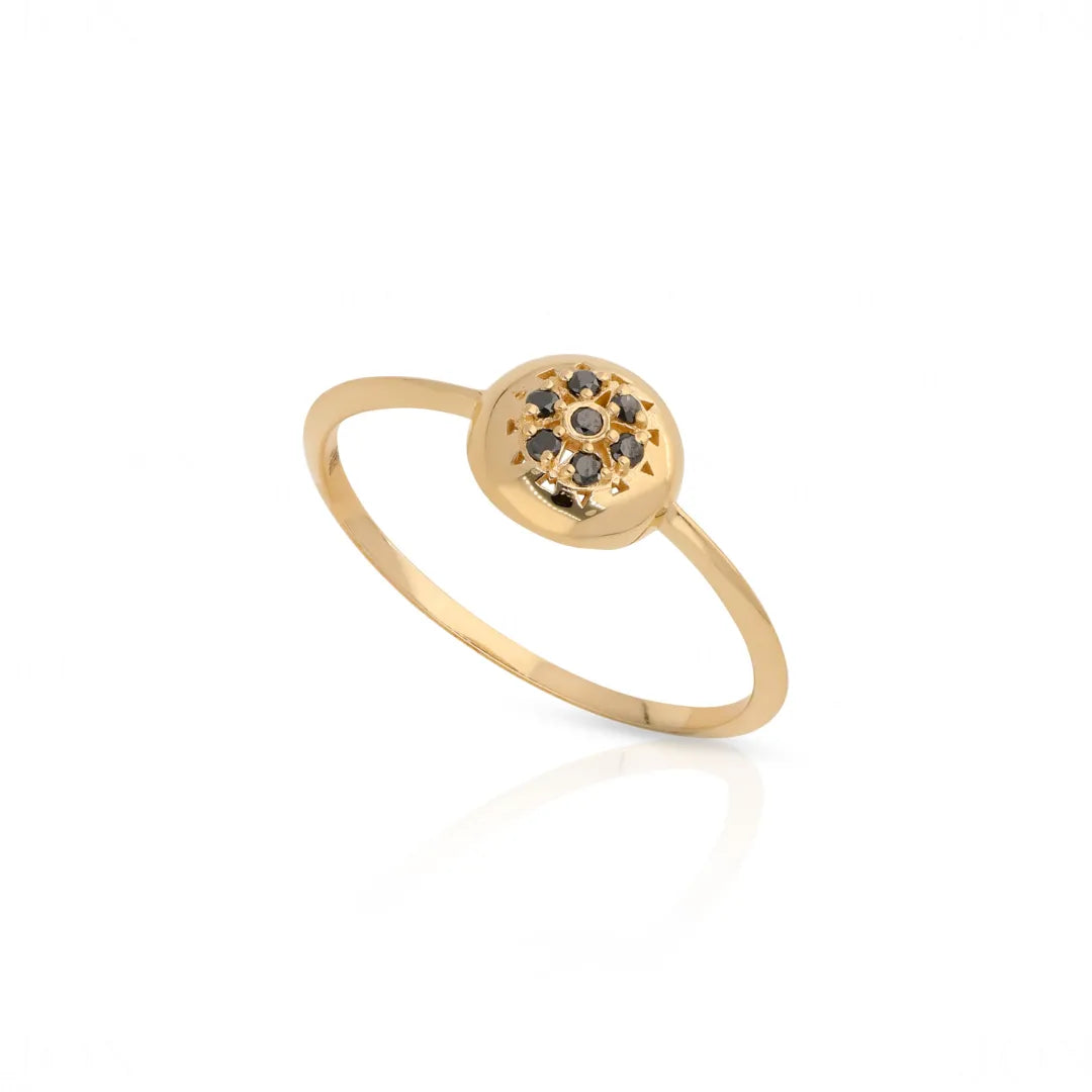 Black Diamond Statement Ring