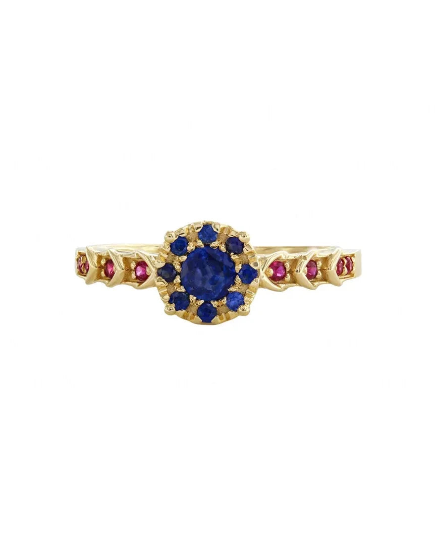 Ruby Sapphire Vintage Ring