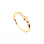 Diamond Trey Bypass Ring