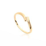 Diamond Trey Bypass Ring