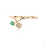 Toi et Moi (Emerald Promise Ring)