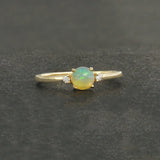 Diamond Opal Ring