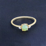 Diamond Opal Ring