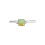 Diamond Opal Ring