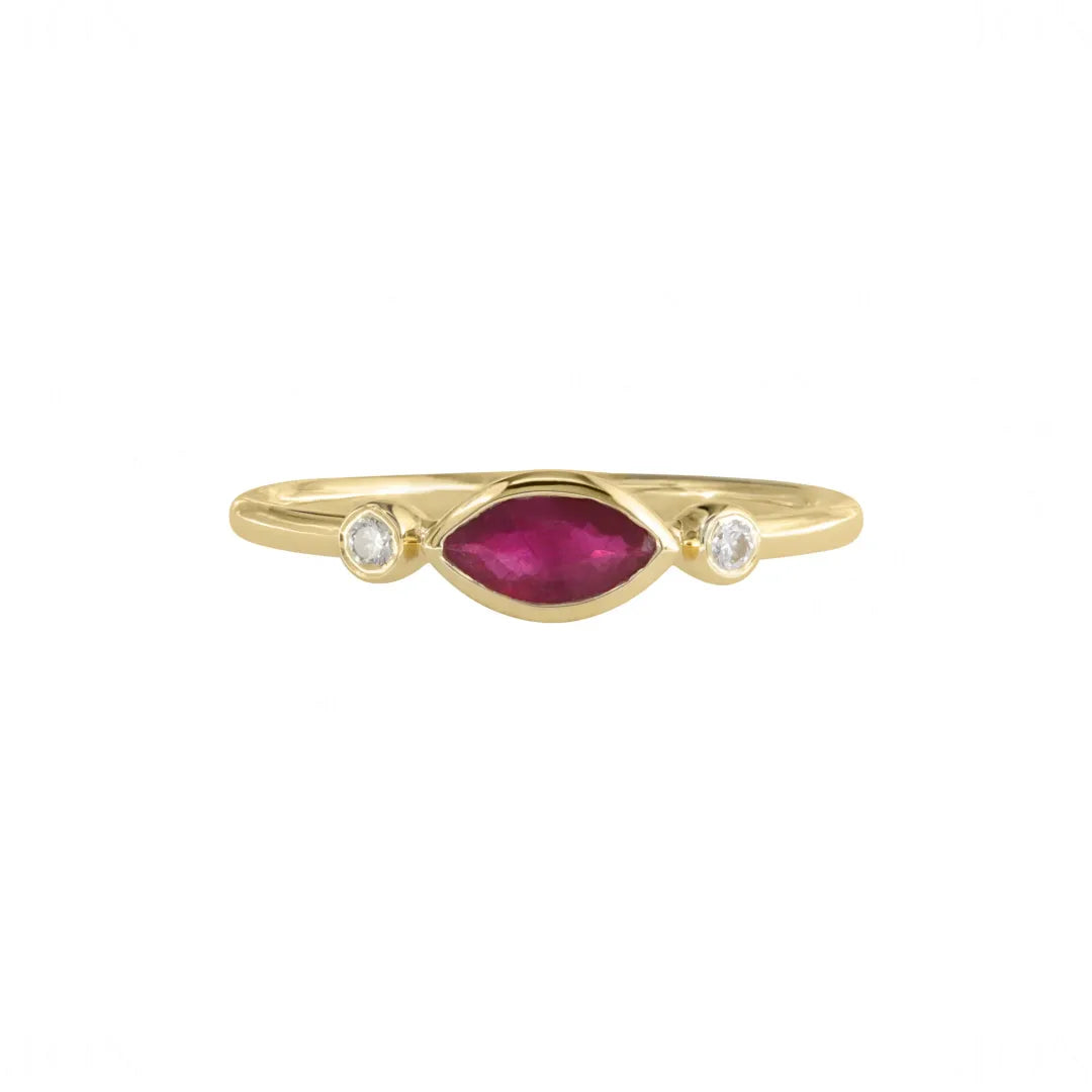 Marquise Ruby Ring