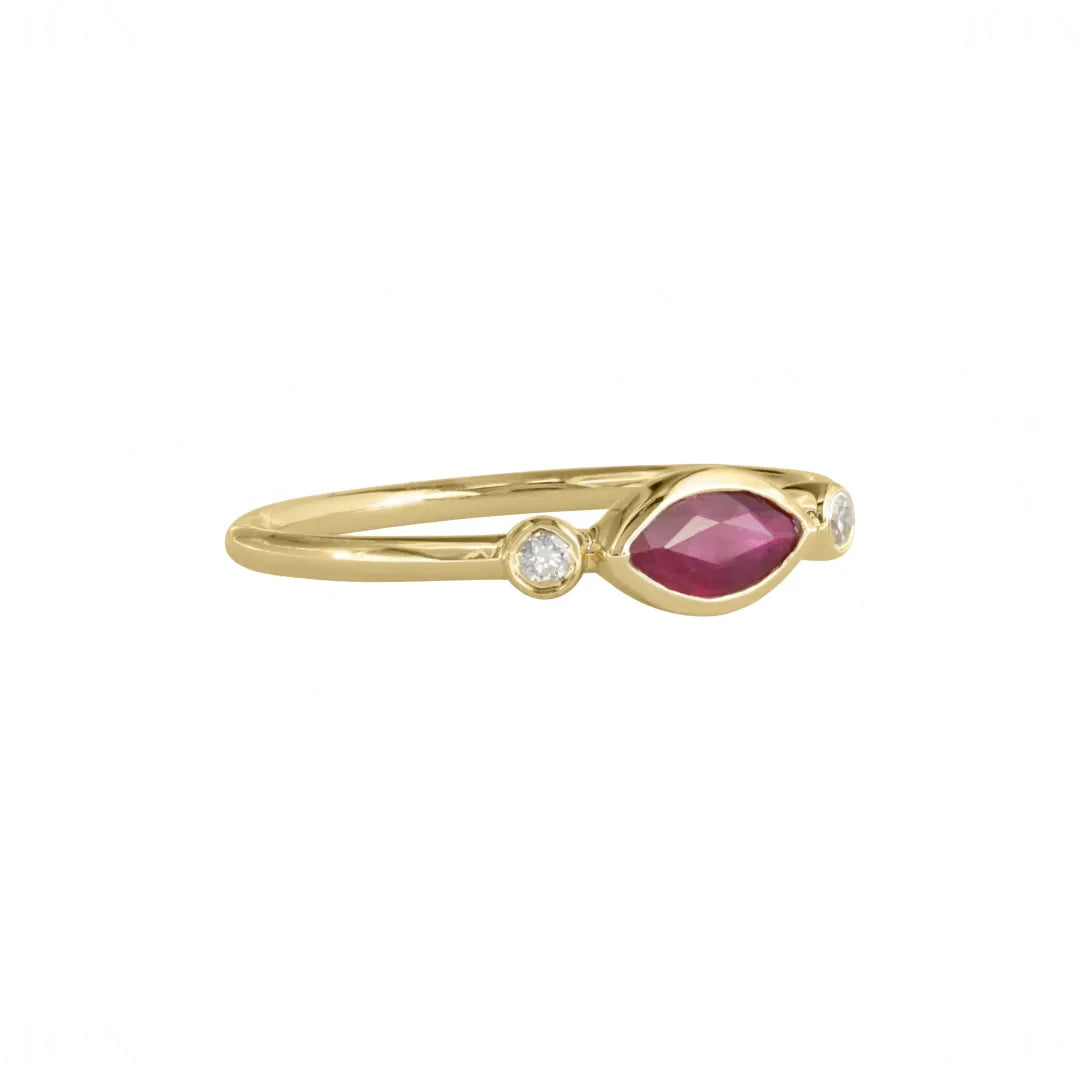 Marquise Ruby Ring