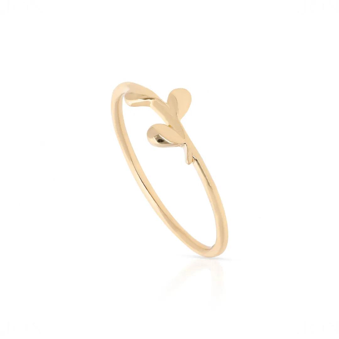 Dainty Leaflet Ring
