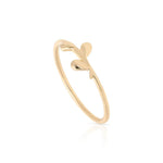 Dainty Leaflet Ring