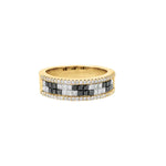 Black n White Diamond Band