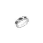 Black n White Diamond Band