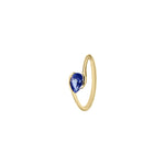 Pear Ruby Stack Ring