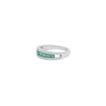 Diamond Emerald Band