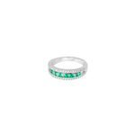 Diamond Emerald Band