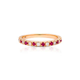 Dichromatic Eternity Band