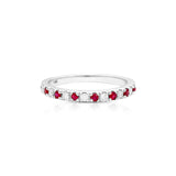 Dichromatic Eternity Band