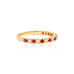 Dichromatic Eternity Band