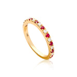 Dichromatic Eternity Band