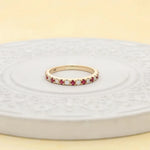 Dichromatic Eternity Band
